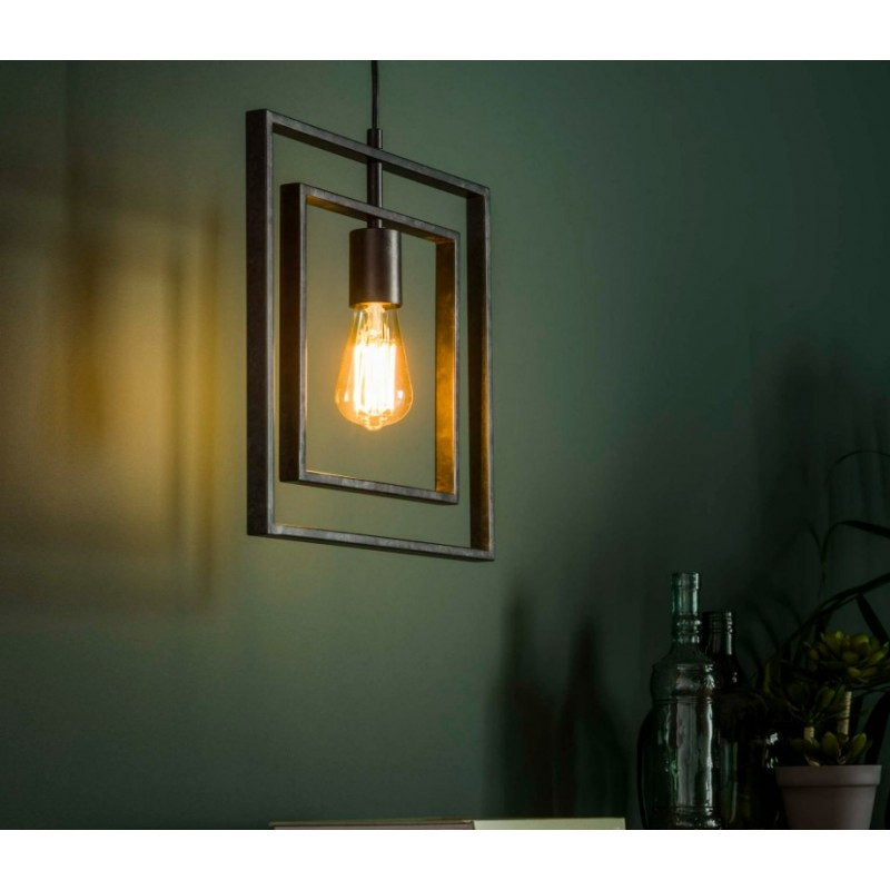 ZI Hanging lamp 1L Turn square